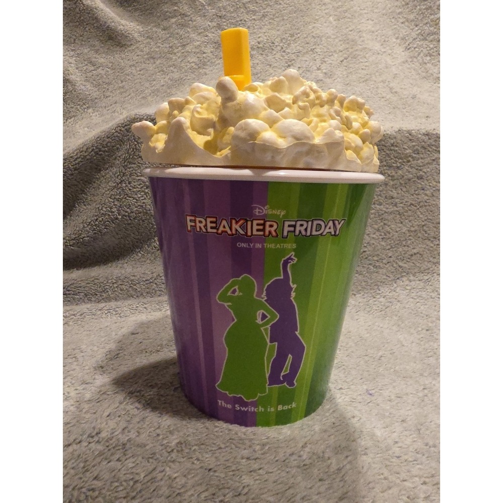 Freakier Friday Movie (2025) Drink Sipper Cup Switcheroo to Popcorn Bucket